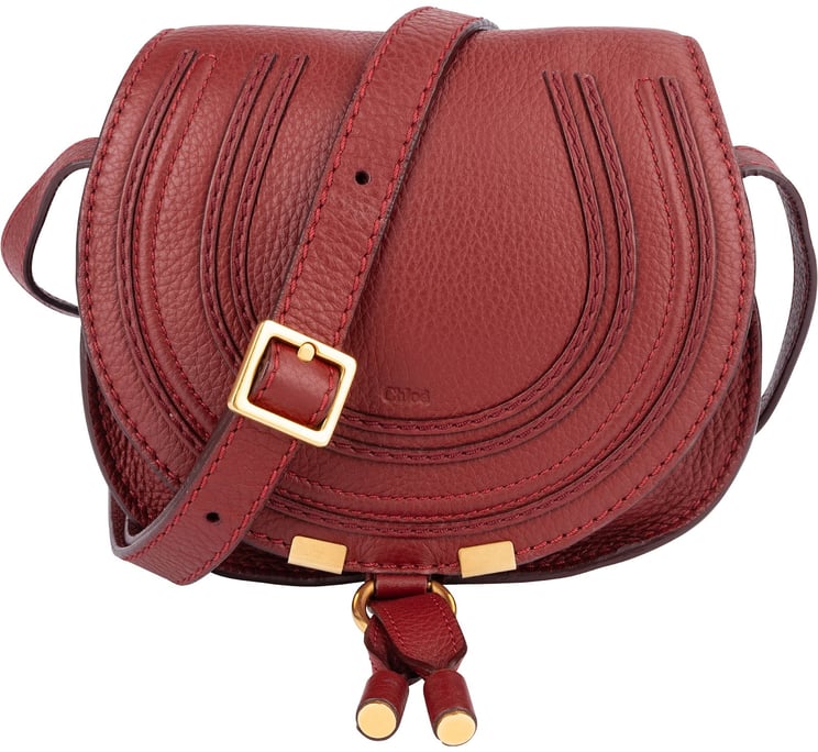 Chloé Chloé Grained Calfskin Mini Marcie Crossbody Bag