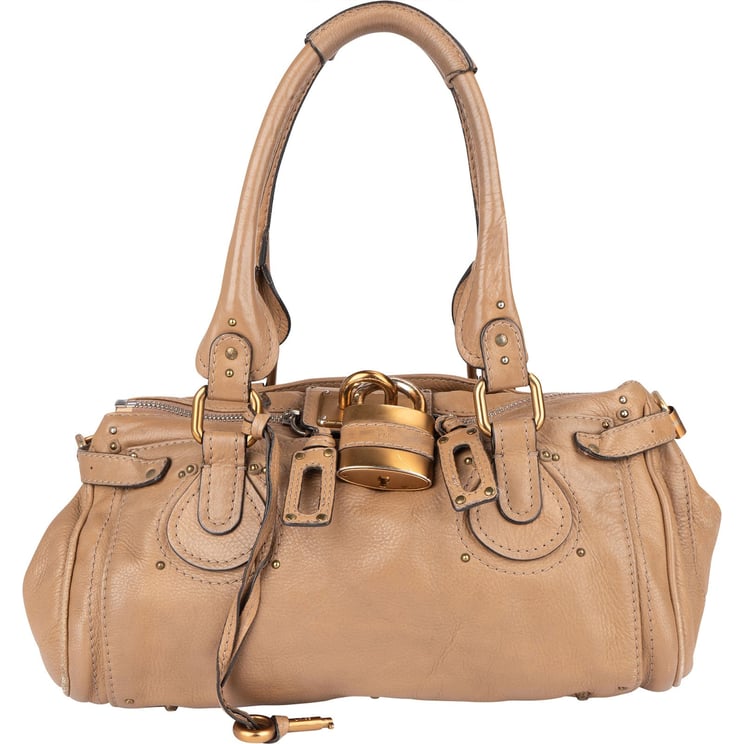 Chloé Chloé Grained Leather Paddington Satchel Shoulder Bag