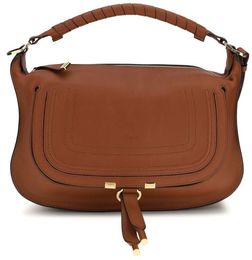Chloé Chloé Brown Calf Leather Bos Taurus Shoulder Bag