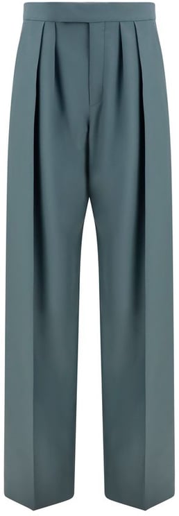 Chloé Chloé Bicolor Wool Oves Aries Dress Pants