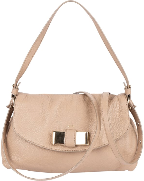 Chloé Chloé Grained Leather Lily Crossbody Bag