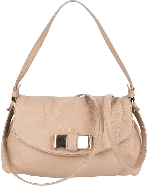 Chloé Chloé Grained Leather Lily Crossbody Bag