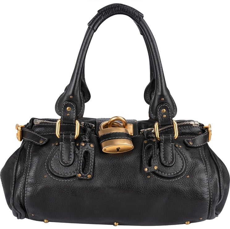 Chloé Chloé Pebbled Leather Paddington Satchel Handbag