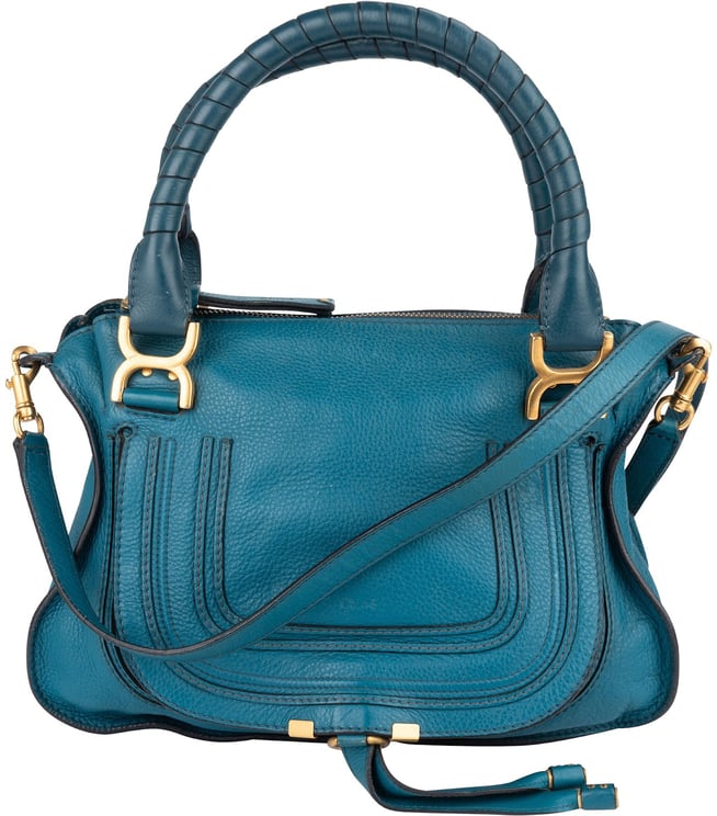 Chloé Chloé Grained Calfskin Marcie Satchel Handbag