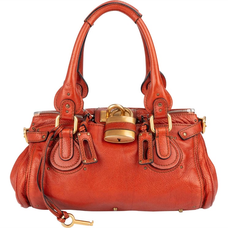 Chloé Chloé Leather Paddington Satchel Handbag