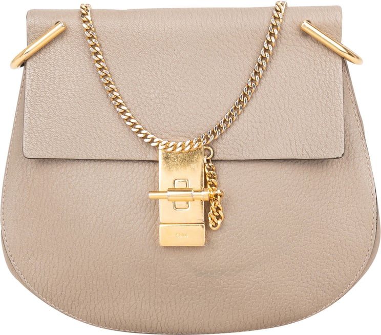 Chloé Chloé Grained Leather Drew Small Crossbody Bag