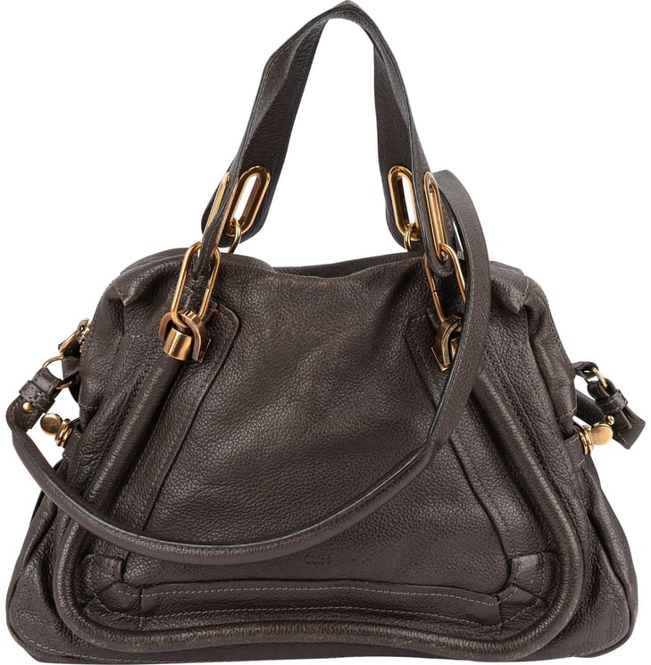 Chloé Chloé Brown Leather Paraty Handbag