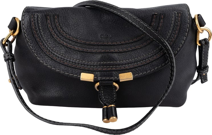 Chloé Chloé Grained Calfskin Mini Marcie Crossbody Bag