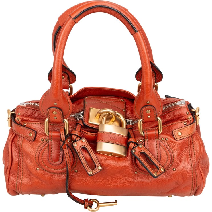 Chloé Chloé Grained Leather Paddington Handbag