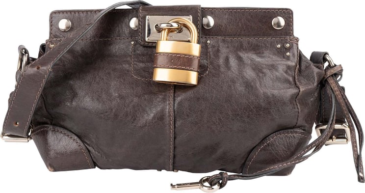 Chloé Chloé Leather Small Paddington Crossbody Bag