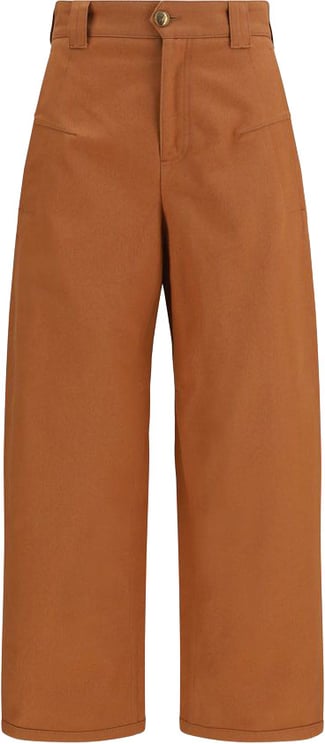 Chloé High-Waisted Wide-Leg Chloé Cotton Trousers