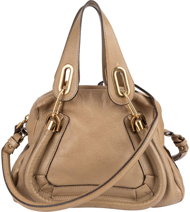 Chloé Chloé Pebbled Leather Paraty Handbag