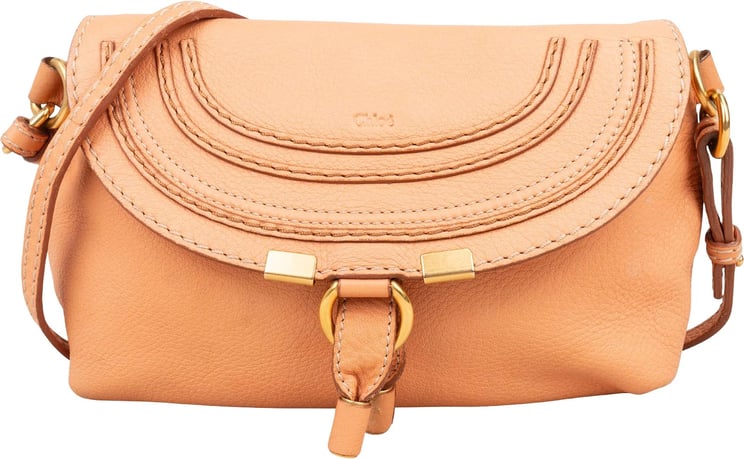 Chloé Chloé Grained Leather Mini Marcie Crossbody Bag