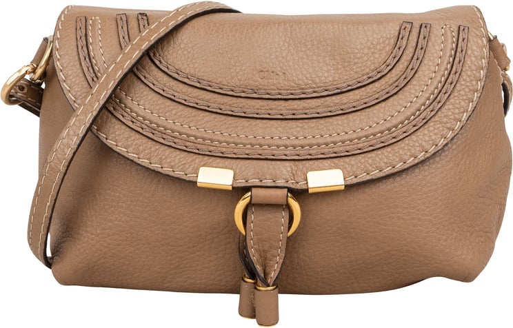 Chloé Chloé Grained Leather Mini Marcie Crossbody Bag