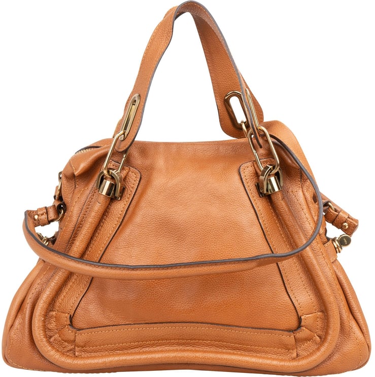 Chloé Chloé Grained Leather Paraty Handbag
