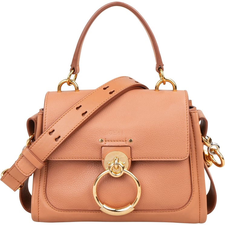 Chloé Chloé Grained Calfskin Tess Small Day Crossbody Handbag