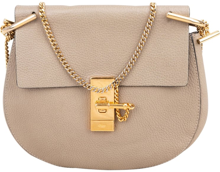 Chloé Chloé Grained Leather Drew Small Crossbody Bag