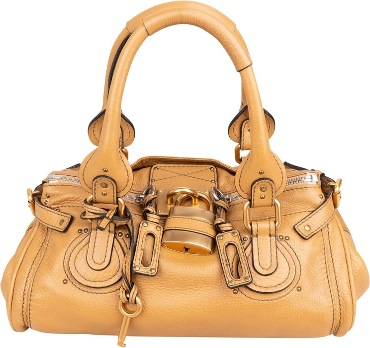 Chloé Chloé Camel Brown Leather Paddington Handbag