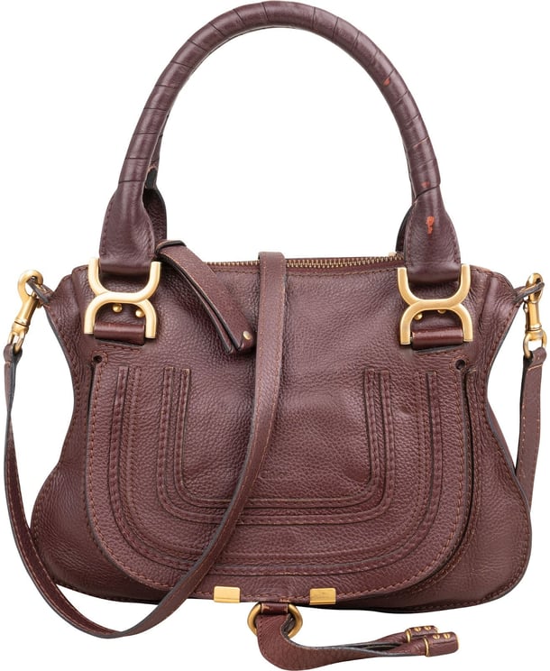 Chloé Chloé Grained Calfskin Marcie Handbag