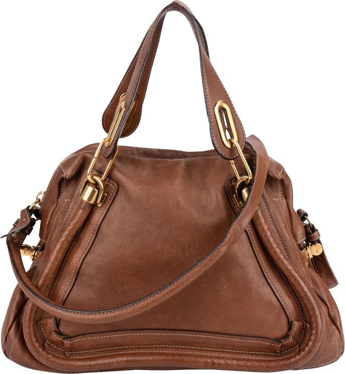 Chloé Chloé Brown Leather Paraty Handbag