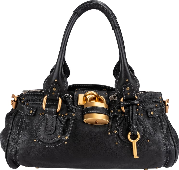 Chloé Chloé Black Leather Paddington Handbag