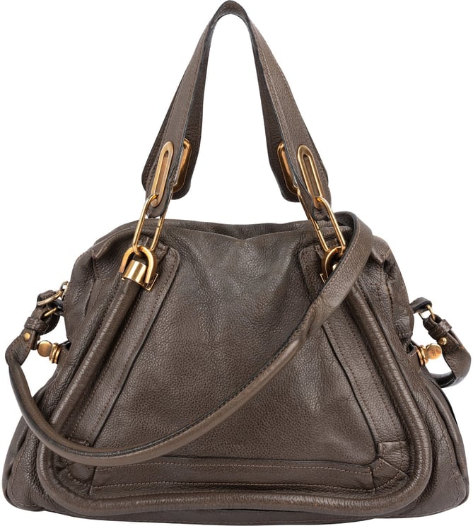 Chloé Chloé Pebbled Leather Paraty Handbag