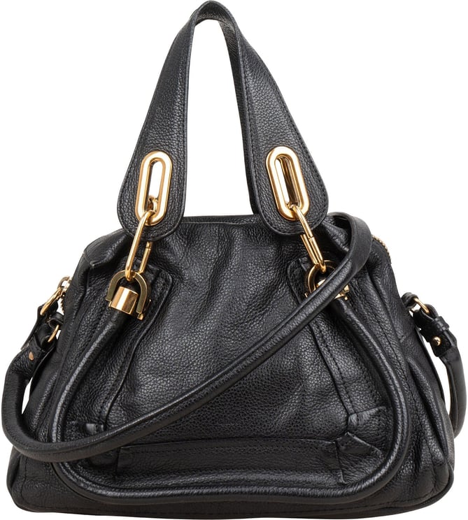 Chloé Chloé Grained Leather Paraty Shoulder Handbag