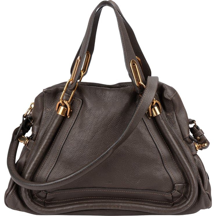 Chloé Chloé Brown Leather Paraty Handbag