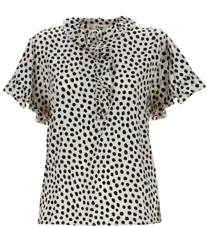 Chloé TOP WITH RUFFLES