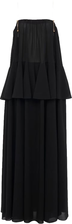 Chloé SILK GEORGETTE LONG DRESS