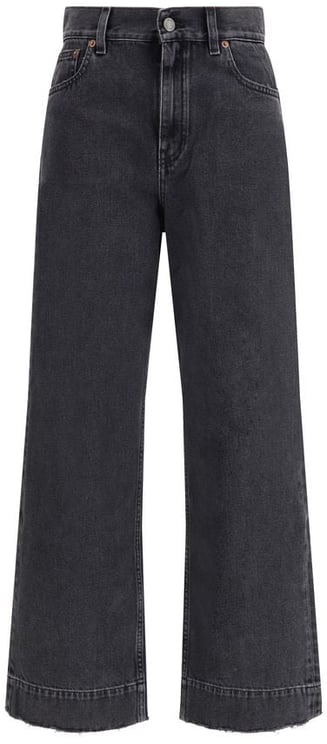 Chloé Chloé Black Cotton High-Waisted Jean