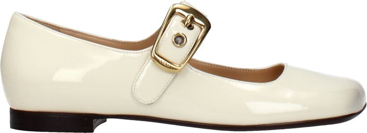 Chloé Chloé Beige Leather Ballet Flats
