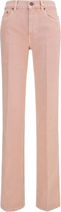 Chloé Chloé Multicolor Cotton Straight-Leg Jeans