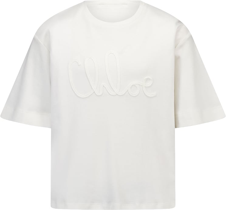 Chloé Chloe Kinder Meisjes T-Shirt In Wit