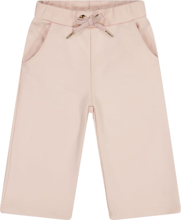Chloé Chloe Baby Meisjes Broek In Licht Roze