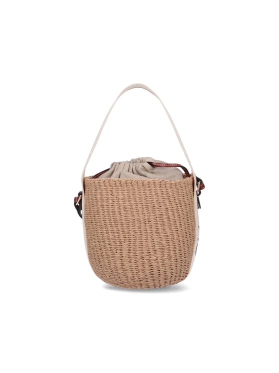 Chloé Beige Woody Small Fair Trade Bucket Bag