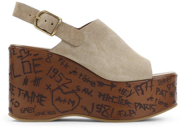 Chloé Chloe Maxime Wedges Sandals