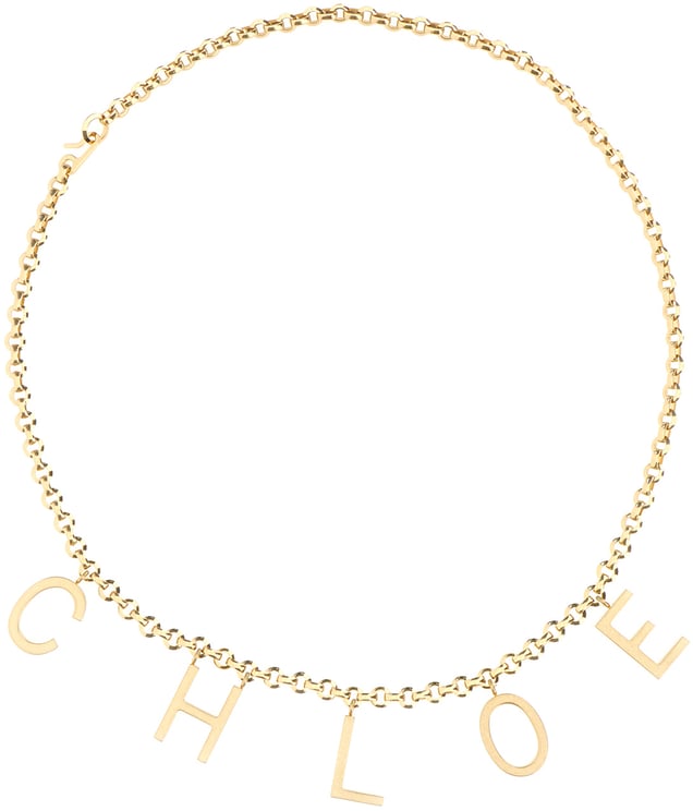 Chloé Chloe Gold metal chain belt