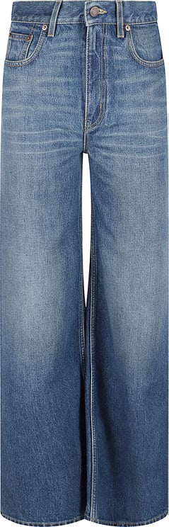 Chloé Wide-Leg Denim Jeans With Classic Five-Pocket Design