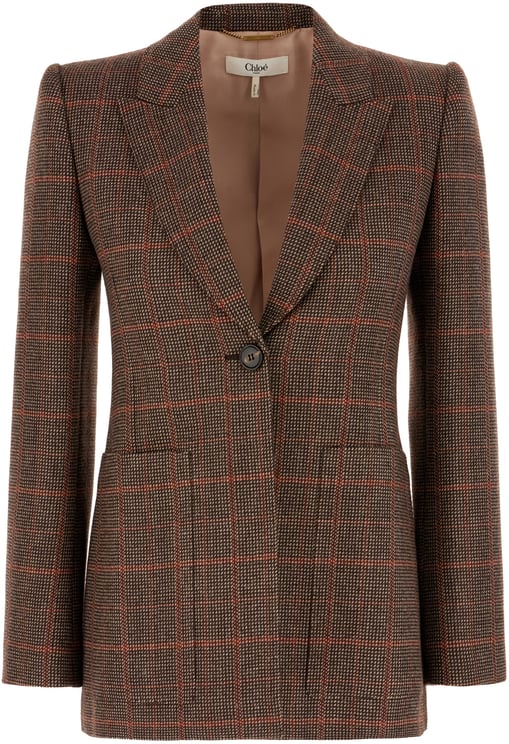 Chloé Chloe Embroidered wool blazer