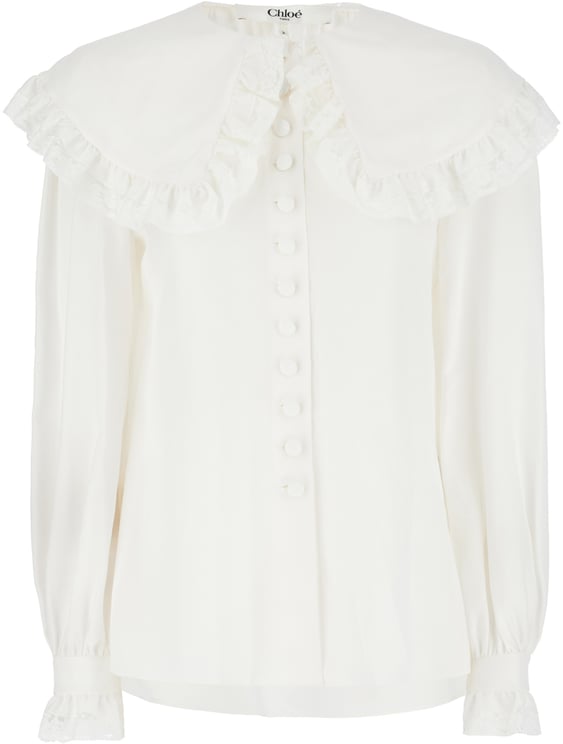 Chloé Chloe Ivory silk blouse