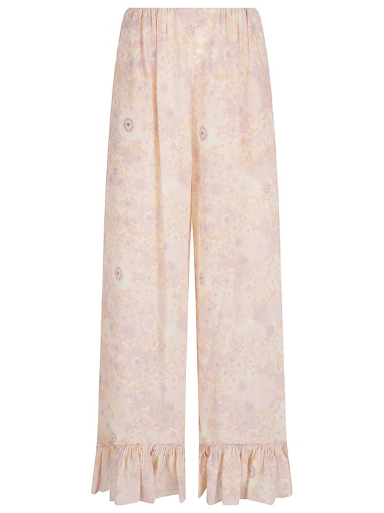 Chloé Multicolor Silk Floral Print Shorts