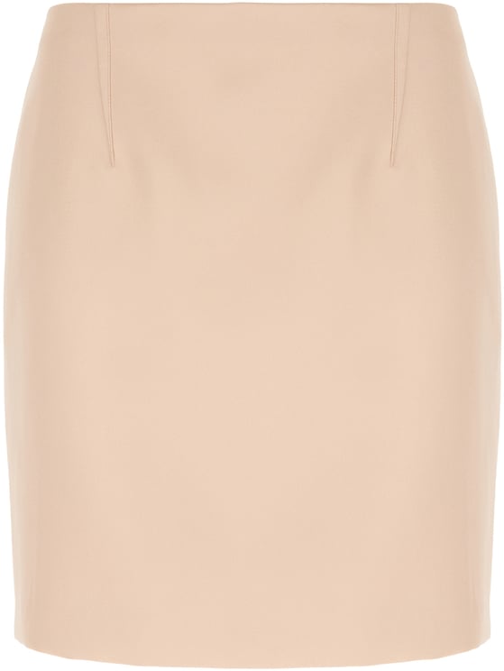 Chloé Chloe Powder pink satin skirt
