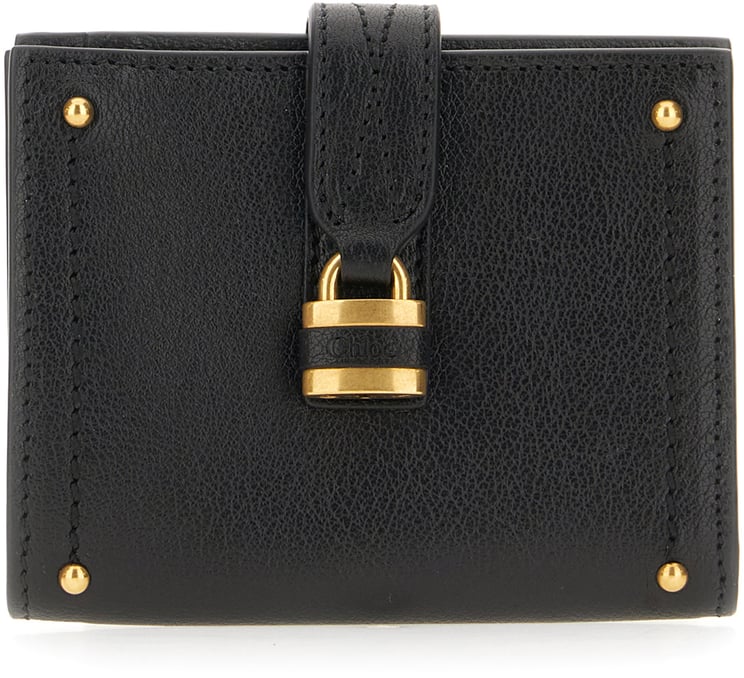 Chloé Chloe Black leather Paddington wallet