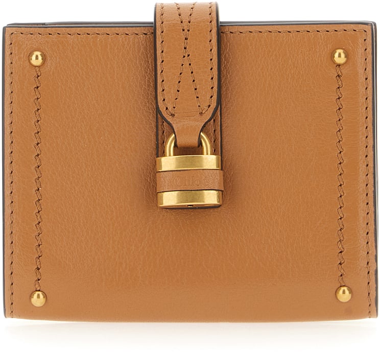 Chloé Chloe Camel leather Paddington wallet