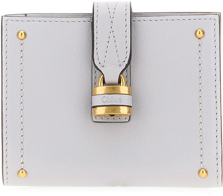 Chloé Chloe Powder blue leather Paddington wallet