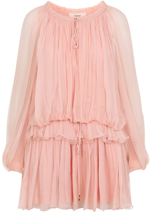 Chloé Chloe Silk Mini Dress