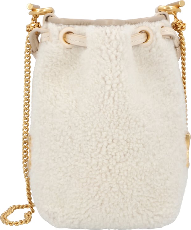 Chloé Marcie Micro Bucket Bag Beige