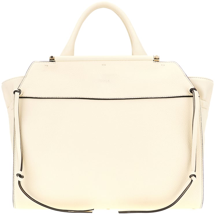 Chloé Chloe Ivory leather medium Steph handbag