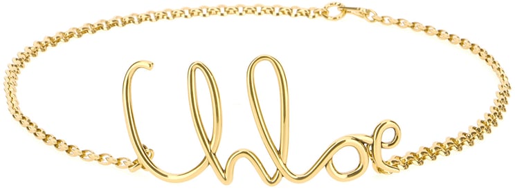 Chloé Chloe Gold metal chain belt